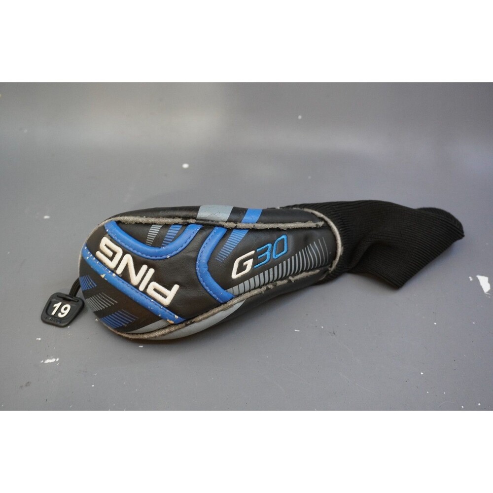 Ping G30 Hybrid Headcover 19 Degree Blue Black Golf Club Cover Sock Tag